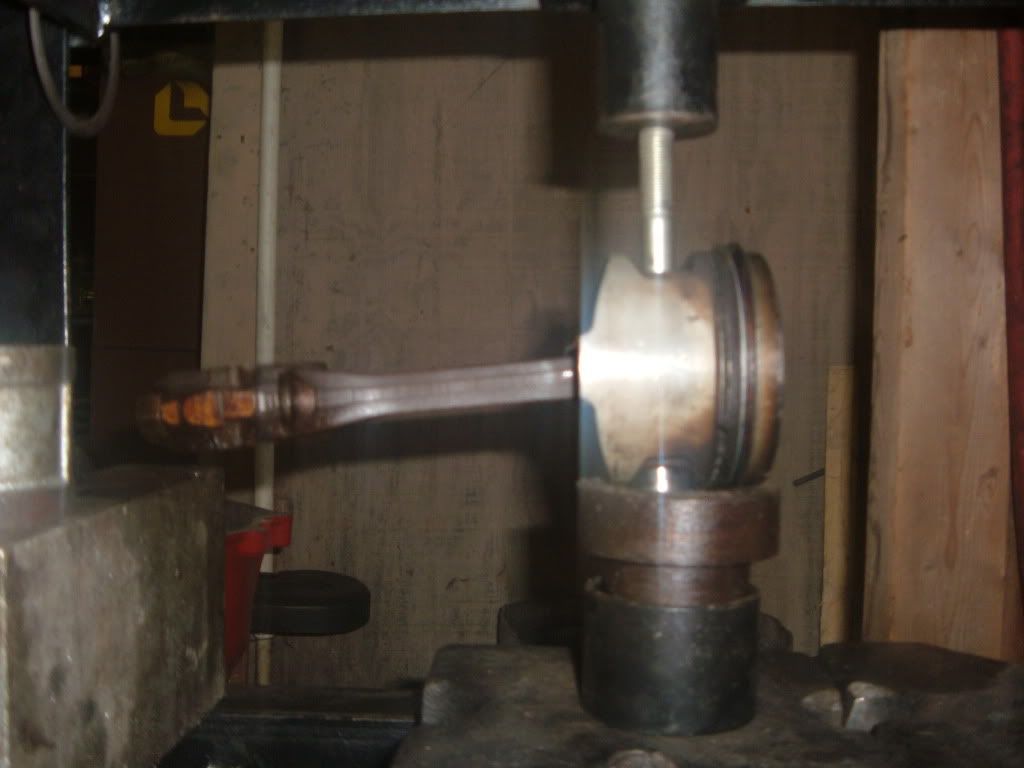 How to Balance and hang press fit pistons Nissan Forum